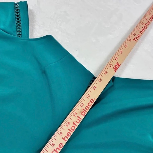 Francesca's Green Mini Holiday Dress - Picture 5 of 5